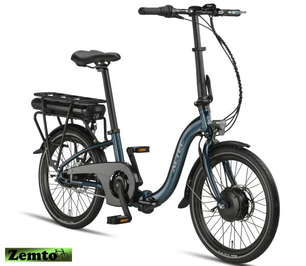 Altec Klapprad Elektrofahrrad 6 Gang 20 Zoll 468 WH Petrol Blau