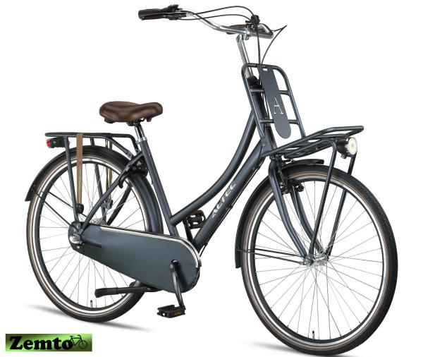 Altec Love 28 Zoll Transportfahrrad 53 cm matt Grau-blau 3 Gang