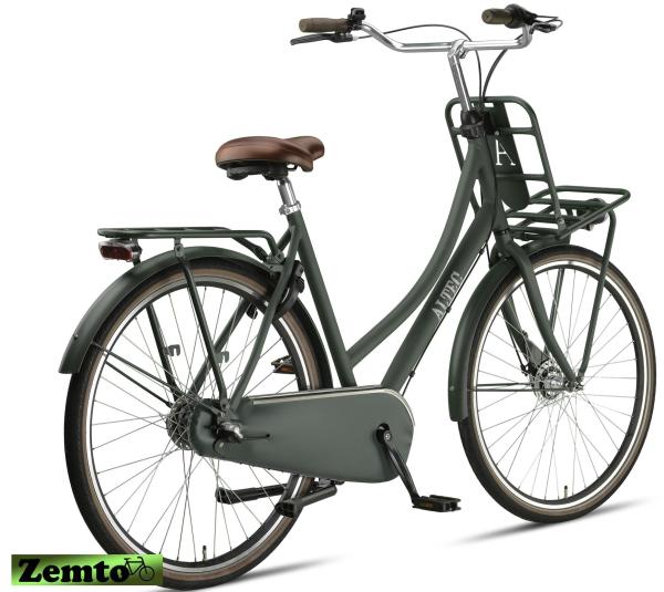 Hollandrad Retro Damen 28 Zoll Transportfahrrad 53 cm Smoke Gray 3 Gang