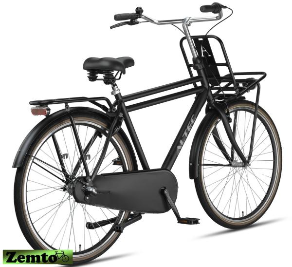 Altec Dutch 28 Zoll Herren Transportfahrrad 57 cm Schwarz 3 Gang