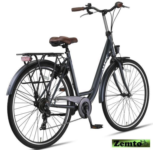 Altec Metro 28 Zoll Damenfahrrad 7 Gang 52 cm Smoke grau