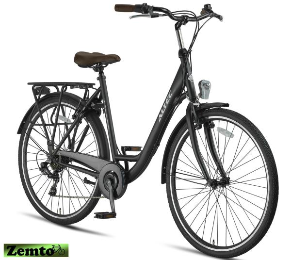 Altec Metro 28 Zoll Damenfahrrad 7 Gang 55 cm Schwarz
