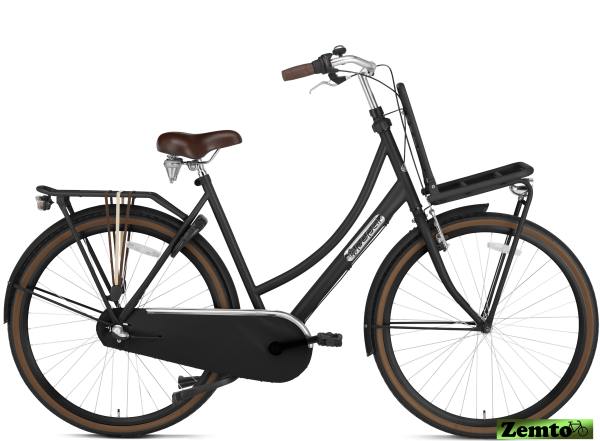 Damen Hollandrad Daily Dutch 3 Gang 28 Zoll schwarz-matt 50 cm