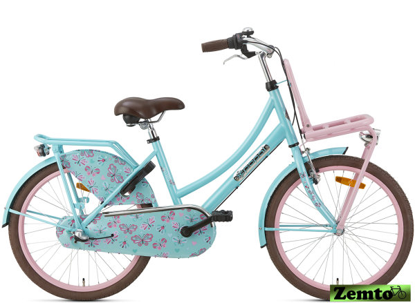 Mädchenrad Daily Dutch 22 Zoll 3 Gang Turquise-rosa