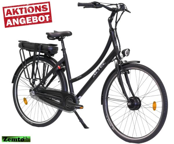 ANGEBOT: Damen E-Bike Altec Citigo , 28 Zoll, 3 Gang, 49 cm, schwarz