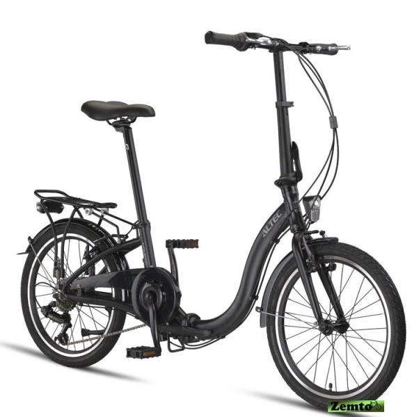 Faltrad Altec Comfort Tiefeinstieg schwarz 6 Gang
