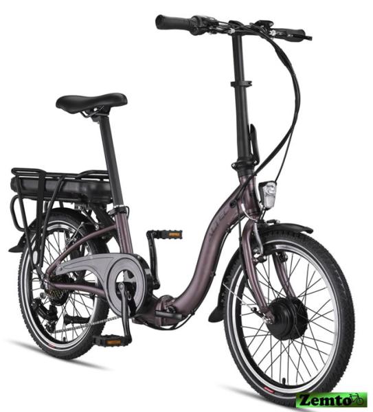 Altec Klapprad Elektrofahrrad 7 Gang 20 Zoll 518 WH Terra braun