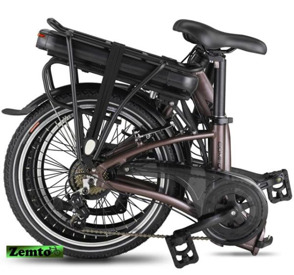 Altec Klapprad Elektrofahrrad 7 Gang 20 Zoll 518 WH Terra braun