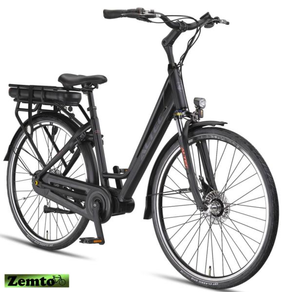 Damen E-Bike 53 cm, Altec Delta Mittelmotor, 28 Zoll, 7 Gang, , 518 WH, matt schwarz