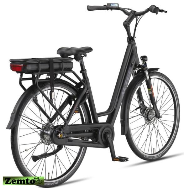 Damen E-Bike 53 cm, Altec Delta Mittelmotor, 28 Zoll, 7 Gang, , 518 WH, matt schwarz