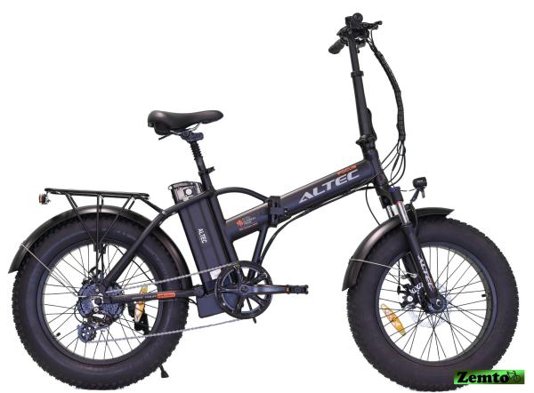 Faltrad Elektrofahrrad Fat-Focus 7 Gang, 468 WH, schwarz