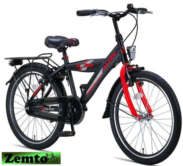Altec Hero 22 Zoll Jungenfahrrad schwarz-grot