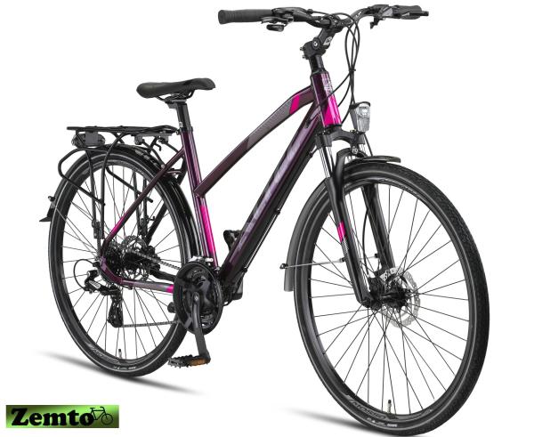 Damen Trekking Bike Legarda 24 Gang 49 cm Purpel-Pink mit Hydr. Scheibenbremsen