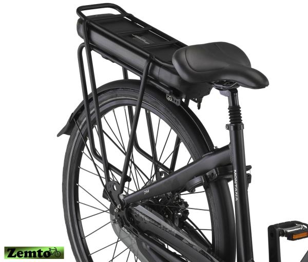 ANGEBOT: Damen E-Bike Altec Montana 47 cm Mittelmotor, 28 Zoll, 7 Gang, 80 NM schwarz