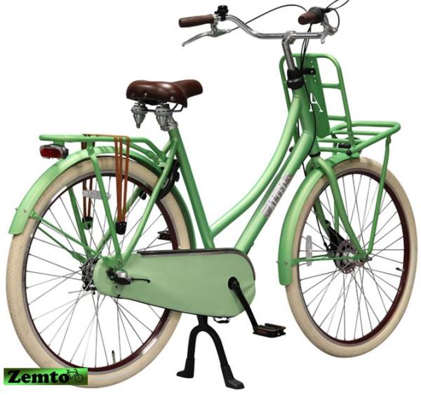 Hollandrad Retro Damen 28 Zoll Transportfahrrad 57 cm Ghost grün 3 Gang