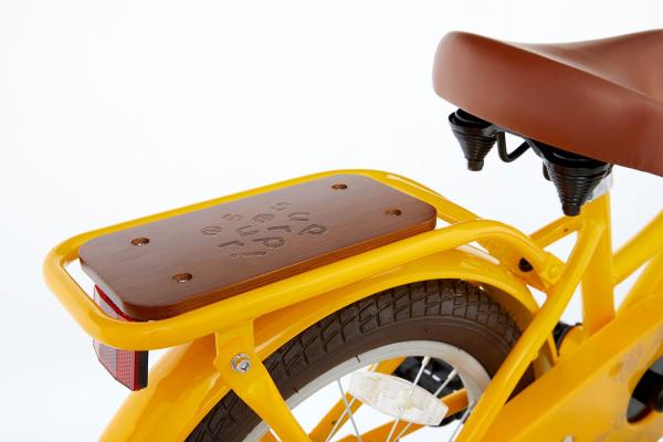 Mädchen Hollandrad Cooper Bamboo 16 Zoll Gelb