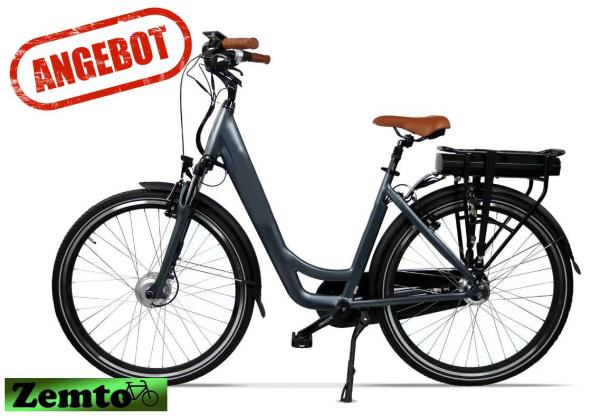Damen E-Bike WEE , 28 Zoll, 7 Gang, nur 50 cm Rahmenhöhe, 13.4 AH  grau