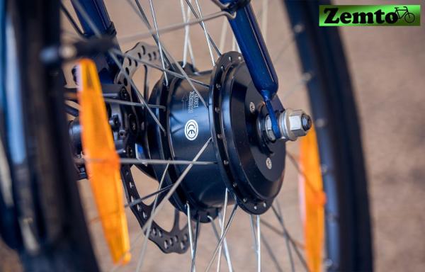 Elektro Dreirad Zemto Nuke Mini, 20 Zoll, Nabenmotor, 50 NM / 321 WH, Faltbar, grau
