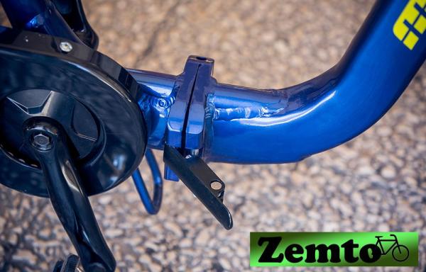 Elektro Dreirad Zemto Nuke Mini, 20 Zoll, Nabenmotor, 50 NM / 321 WH, Faltbar, grau