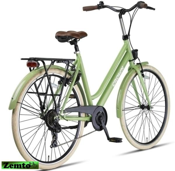 Unisex Fahrrad New York, 28 Zoll, 7 Gang 55 cm Grün