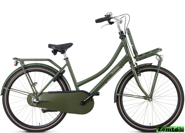 Damen Hollandrad Daily Dutch 26 Zoll 3 Gang Army grün