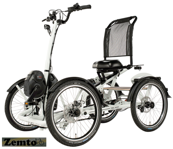 ANGEBOT: Elektro Vier Rad Tobo, Bosch Motor, 8 Gang Schaltung , weiß