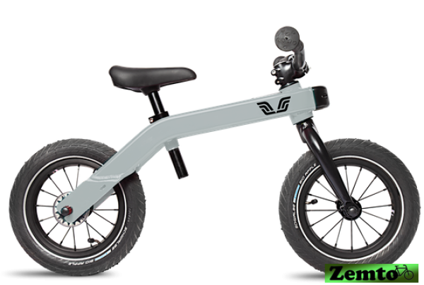 Laufrad / 12 Zoll Kinderrad , mit wachsender Möglichkeit in einem Rad, grau
